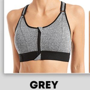 NWOT UltraFit Shockproof Sports Bra GREY Size 4XL